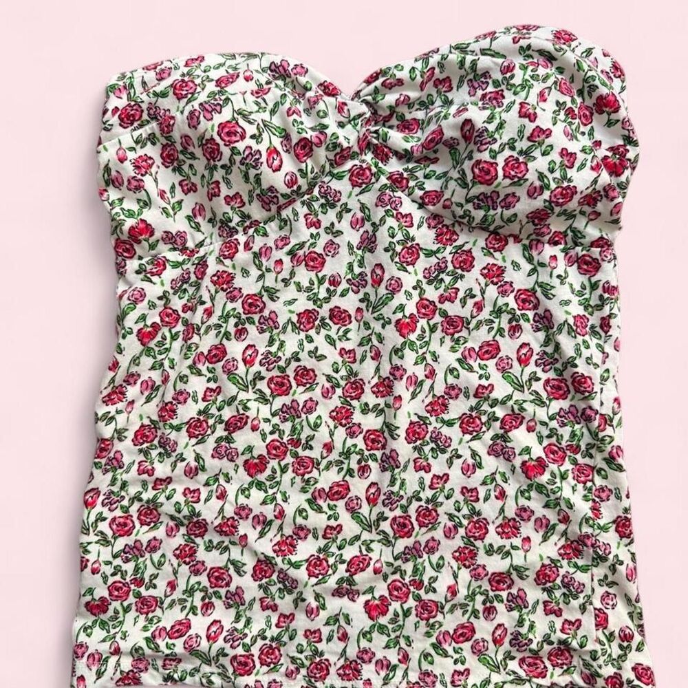 Bozzolo Floral tube top size large